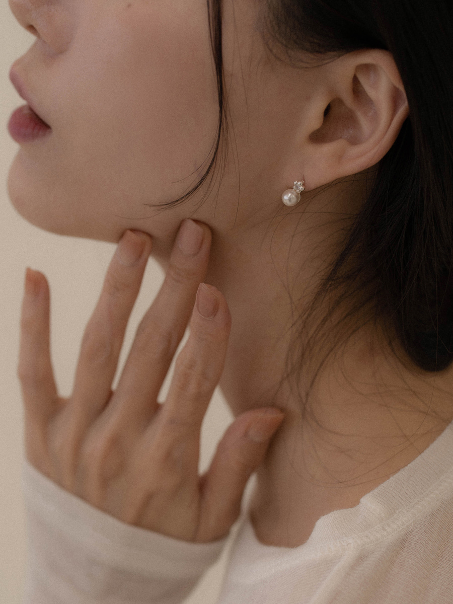 [silver925] 네아 진주 귀걸이